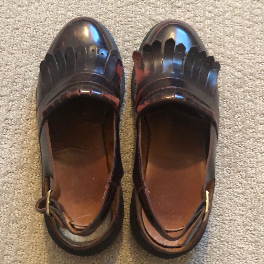 Sling back Doc Marten loafers